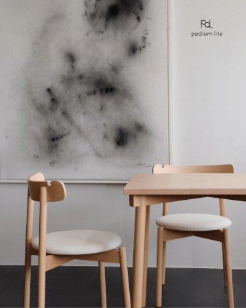 เก้าอี้ทานข้าว PODIUM LITE รุ่น PLUS CHAIR สี PURE NATURAL (ถอดประกอบได้)_7